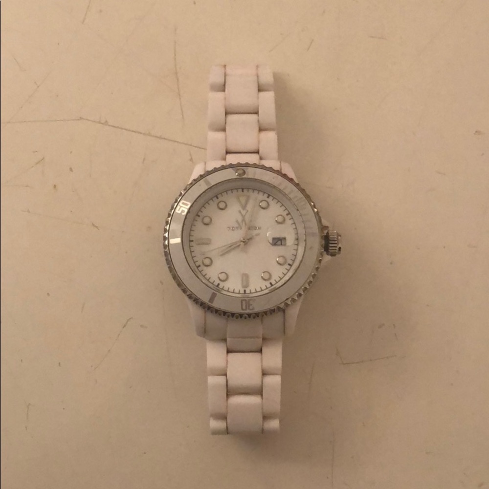 White Toy brand watch